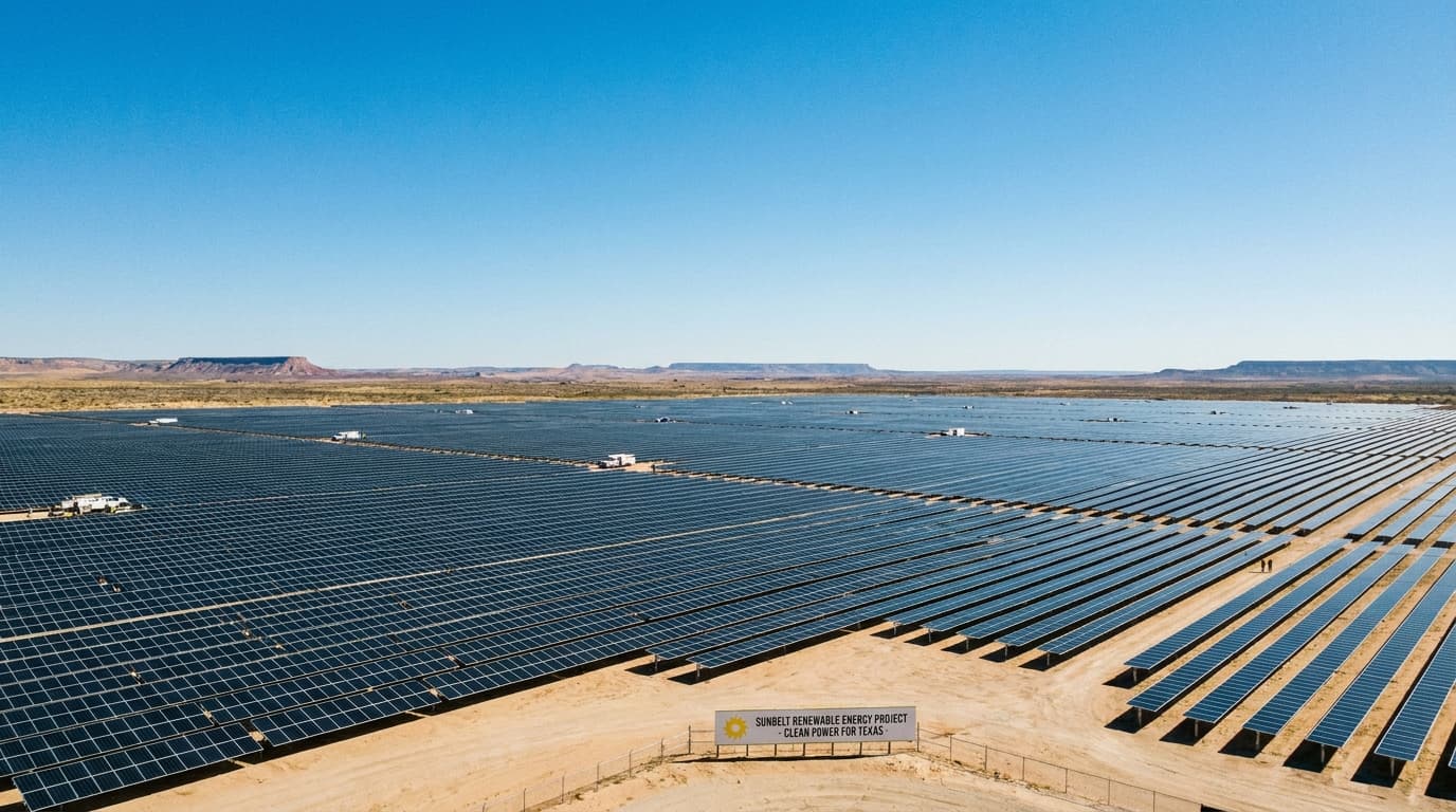 Texas Adds Solar Farm Amid Demand