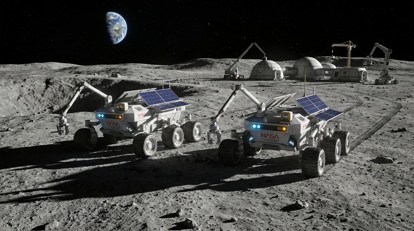 NASA Awards Contracts for Moon Base
